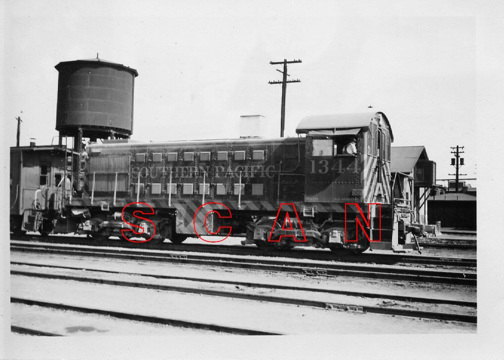 3C065 SMALL RP 1948 SOUTHERN PACIFIC RAILROAD LOCO #1344