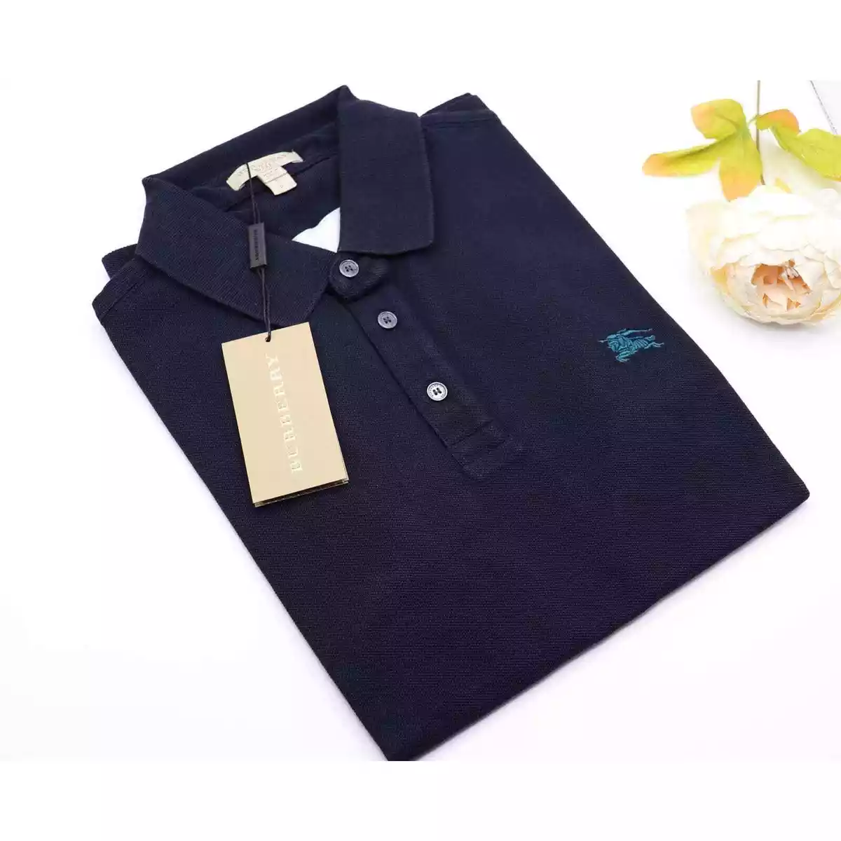 Burberry Men s Polo size S Navy eBay