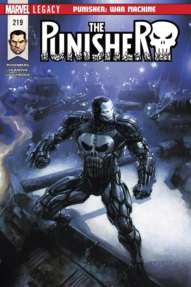The Punisher War Machine 219 Comic Book Cover Poster 24X36 inches