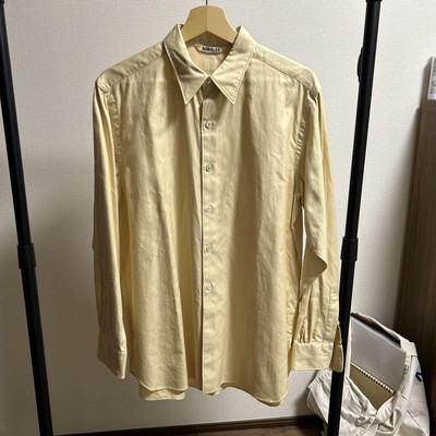 Auralee Finx Oxford Shirt Yellow Size 3 New Condition | eBay
