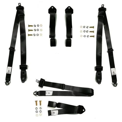 Seat Belt Kit set of 3 To Suit Toyota Landcruiser FJ40 HJ45 5 Door Wagon Bench F