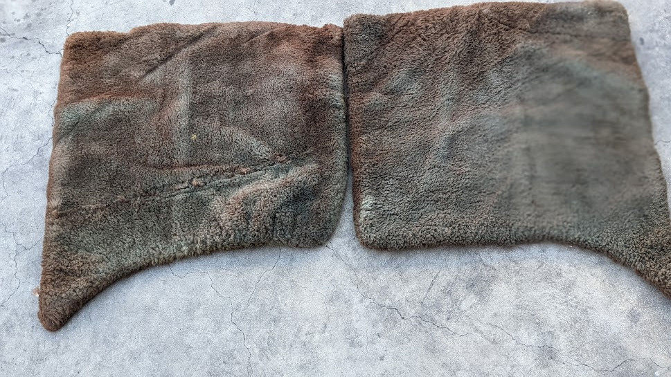 65 to 80 ROLLS ROYCE SILVER SHADOW lambwool rear CARPET overlays