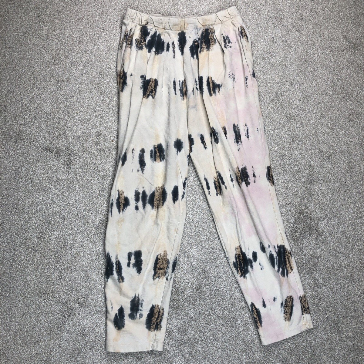 Hashtag In Trend Sweatpants Womens Cotton Tie Dye Made in USA Sz M