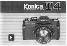 Konica Autoreflex T4 Instruction Manual Reprint