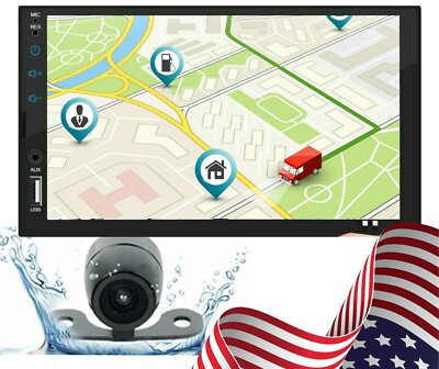 200W 7'' 2DIN Car Audio Stereo Radio MirrorLink + Waterproof Back Camera XV-20C