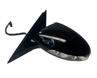07-09 Mercedes W221 S550 S450 S600 Front Left Side Mirror Door Rear View Black