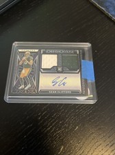 2023 Obsidian Sean Clifford RC Ink Patch Auto  SP #/75 Green Bay Packers
