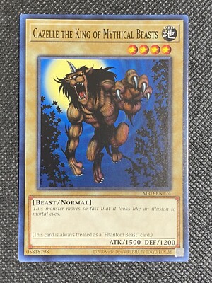 YuGiOh! Gazelle the King of Mythical Beasts MRD-EN124 Common 25th Anniversary NM