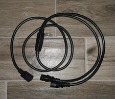 Cables To Go 29818 6ft Single C14 to Dual C13 Power Splitter 16/3 AWG