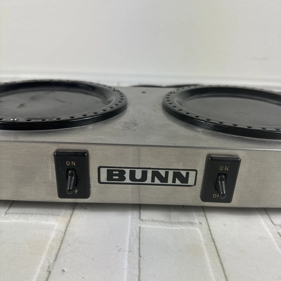 BUNN-O-Matic WX-2 2 Station Coffee Warmer 14"x7"x2-1/2" Stainless Steel - Image 2 of 4