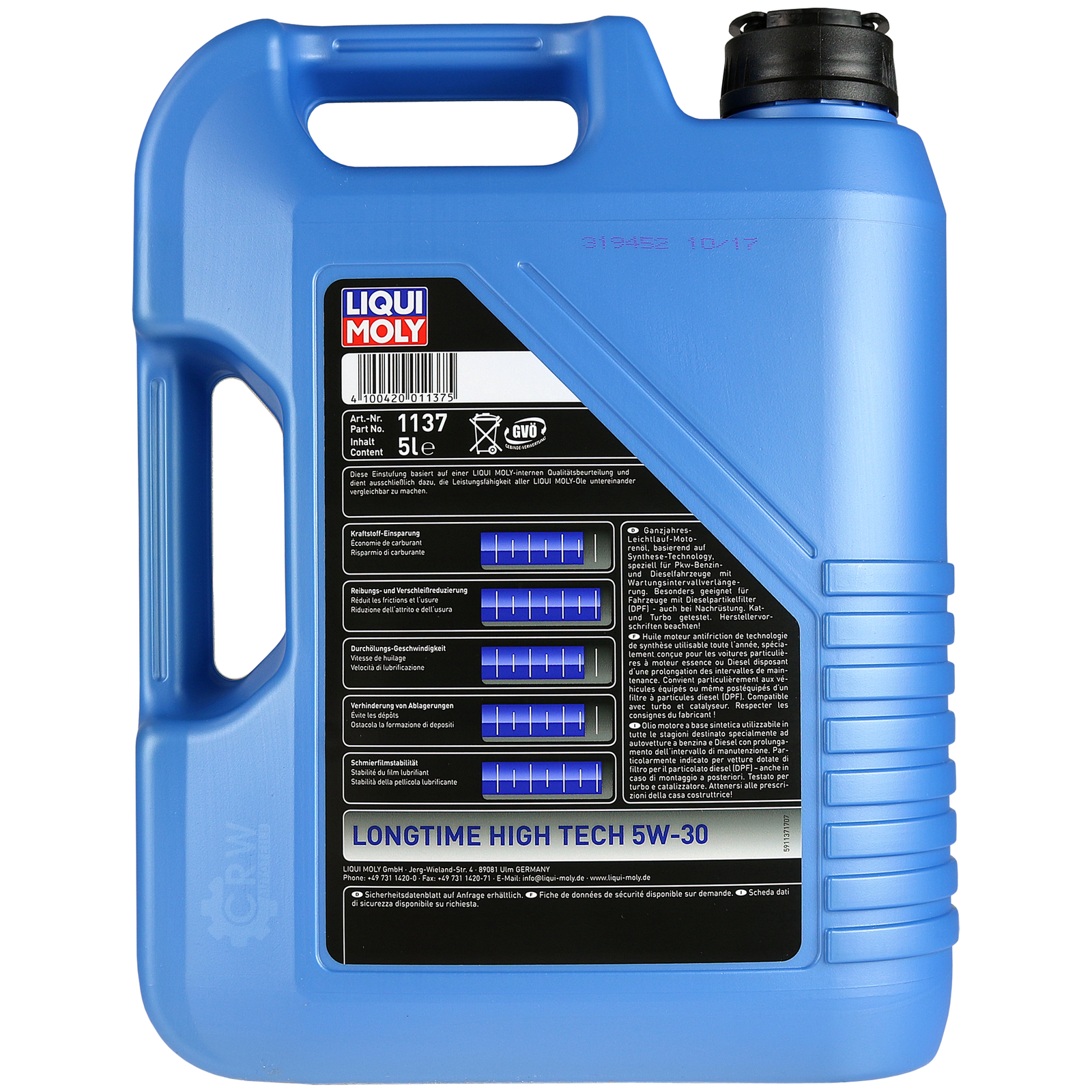 ZESTAW INSPEKCYJNY FILTR LIQUI MOLY OIL 5L 5W-30 do VW Golf VI 5K1 1.4 1K1 5M1-pokaż oryginalną nazwę Specjalna cena wysyłkowa
