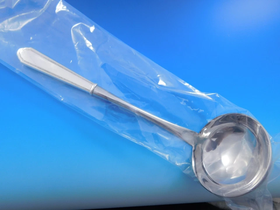 Cucharón de sopa William and Mary de Lunt de plata esterlina HHWS hecho a medida 11" Foto 2 de 4