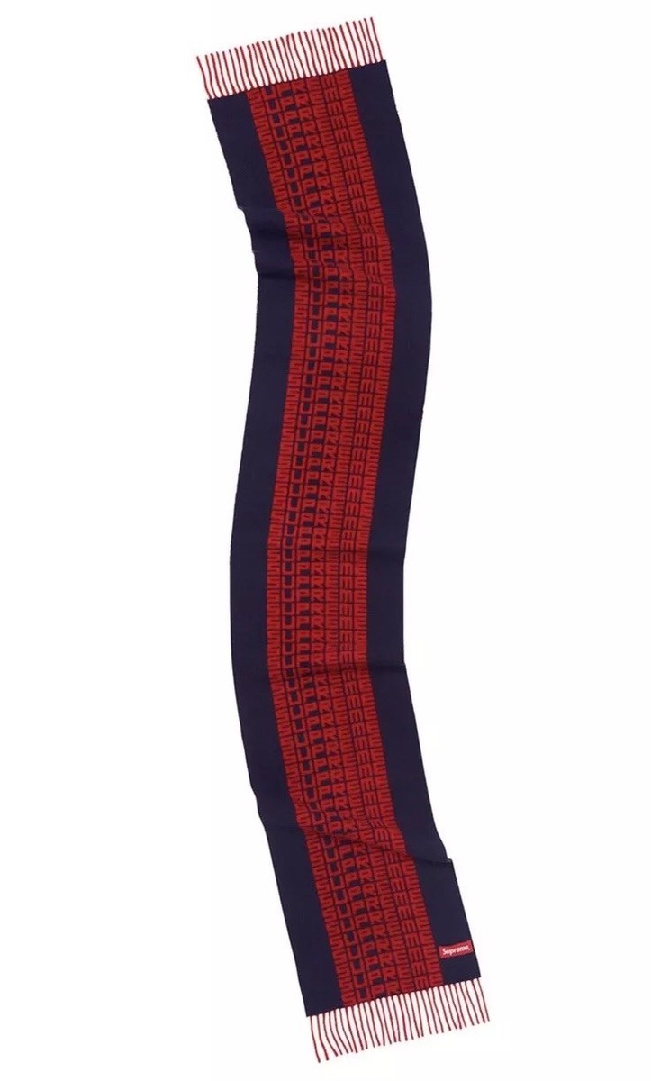 Supreme マフラー  Logo Repeat Scarf Supreme Logo Repeat Scarf (FW18) - $88