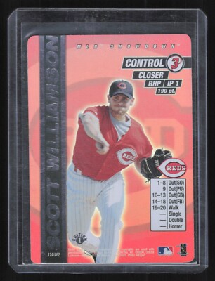 2000 MLB Showdown Holo Foil Scott Williamson 124/462 Reds 1st Edition