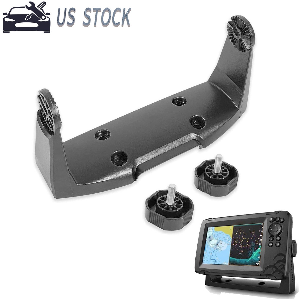 000-11019-001 Gimbal Bracket with Knobs For Lowrance HDS Gen