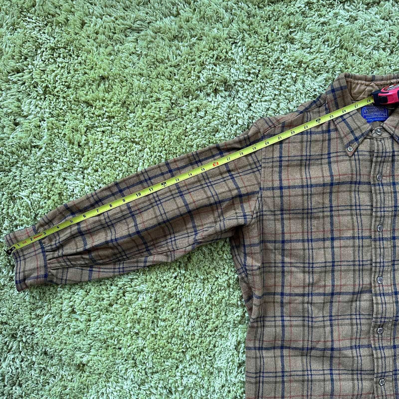 Vintage Pendleton Fireside Wool Button Down Shirt… - image 7