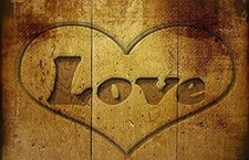 Love Sign Written on Stretched Canvas Wall Picture Home Decor, Ready to Hang!.