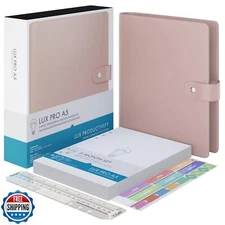 LUX PRO A5 - Daily Planner and appointment diary 2024 - Gratitude journal, we