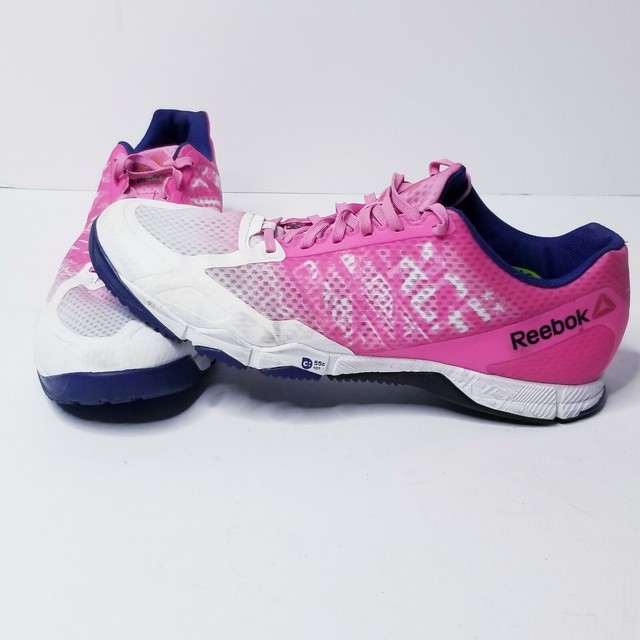 Reebok Crossfit Women Pink Athletic Training Shoe 11M Pre Owned EUC eBay