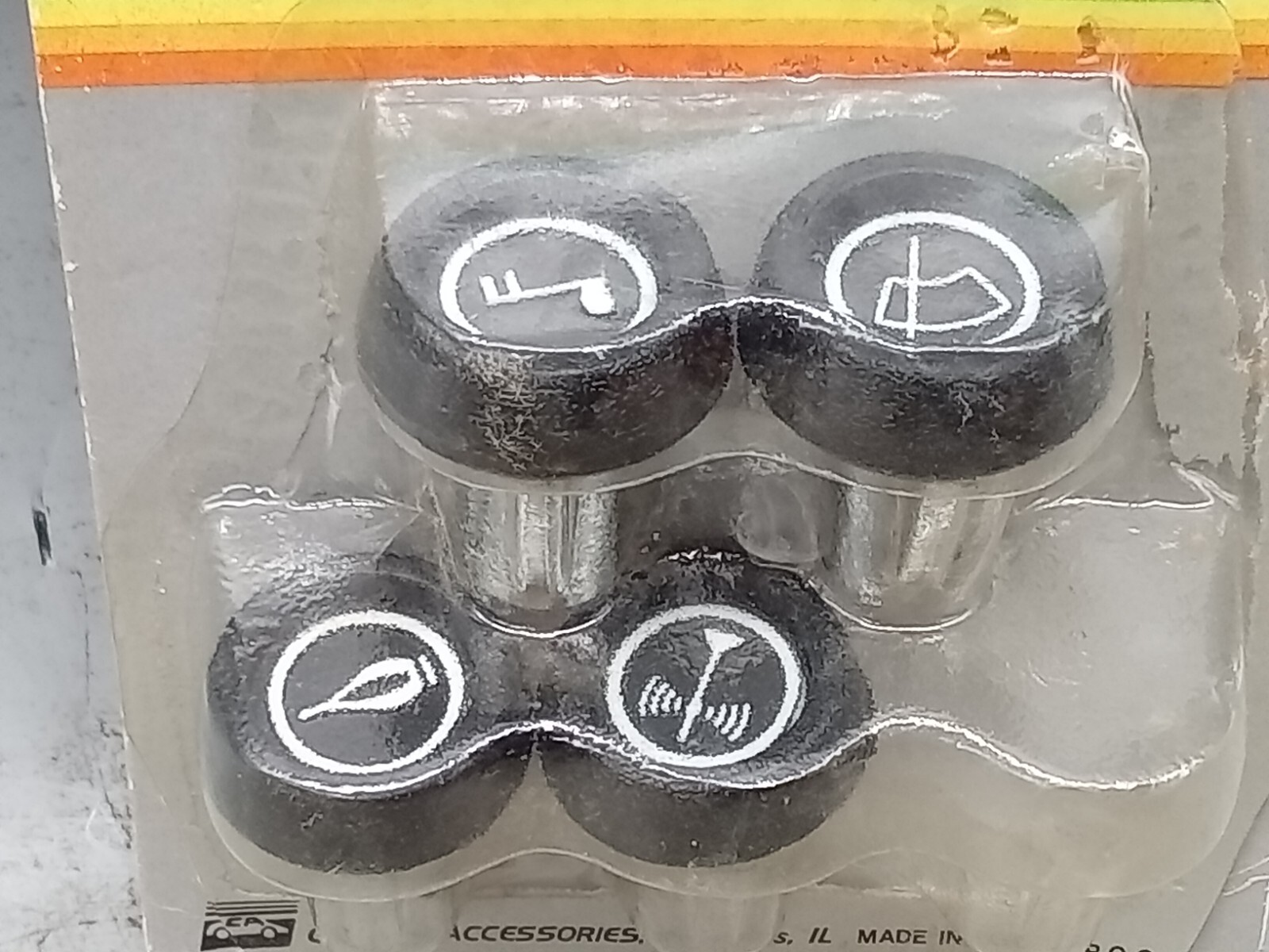 Vintage 4 PC Automotive Replacement Dash Knobs FTY #56664 New Old Stock ...
