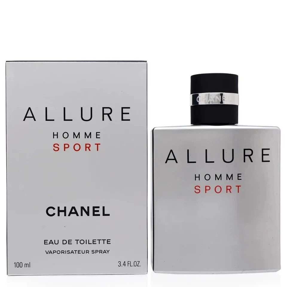 Allure Homme Sport  100ml 3.4oz Men's Eau de Toilette Spray Perfume