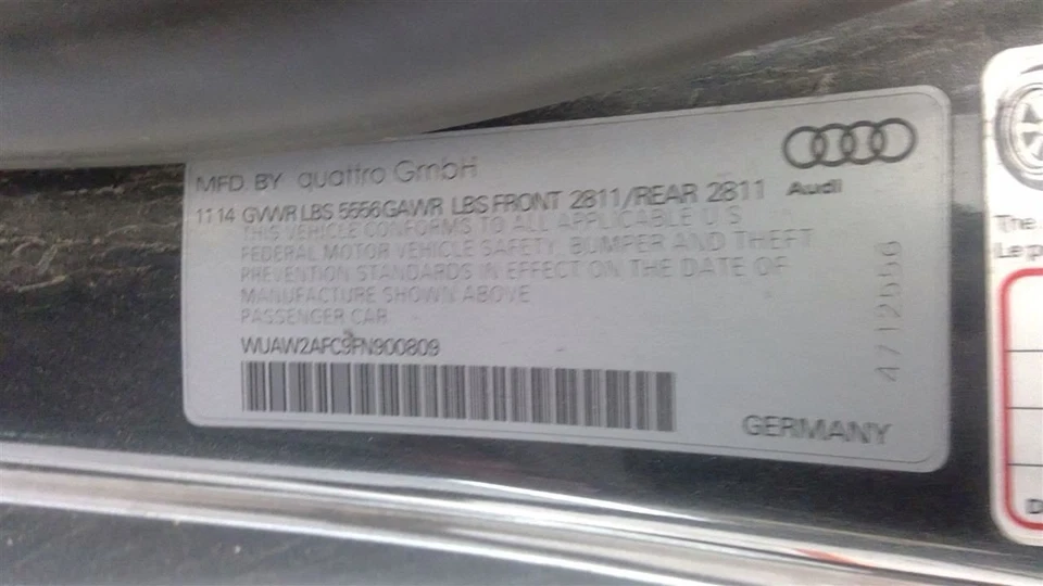 Reservatório de lavagem compatível com 12-18 AUDI A6 1643206 - Imagem 4 de 4