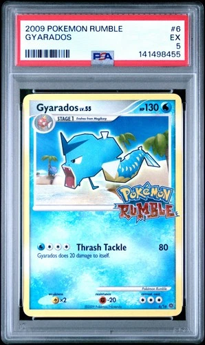 2009 POKEMON RUMBLE #6 GYARADOS PSA 5