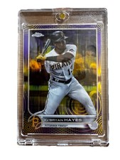 2022 Topps Chrome Sonic - Ke'Bryan Hayes #98 Purple & Yellow Sonic Pulse /299