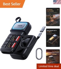 F15 High-Speed Card Reader for iPhone, Android, MacBook & PCs - Travel-Friendly