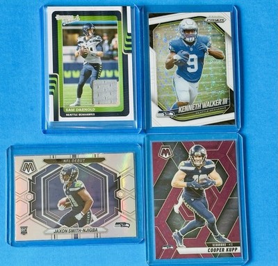 2022 Silver Mosaic Prizm Nfl Debut Rookie Jaxon Smith-Njigba FIRE LOT 