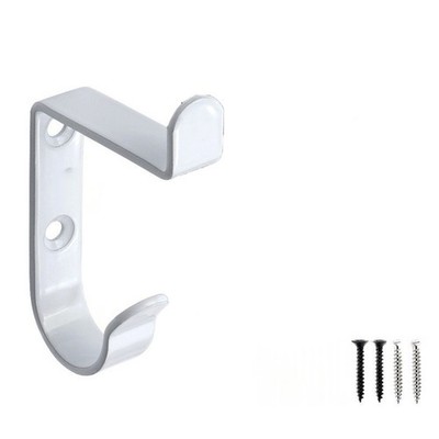 Functional Cold Rolled Steel Wall Hook 92 mm x 40 mm for Multiple Rooms