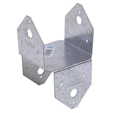Simpson Strong-Tie BC4Z-R 18 ga. Galvanized Steel Post Cap 4 H x 4 W in. 10 Pack