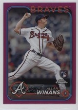 2024 Topps Chrome Pink Refractor Allan Winans #249 19b1