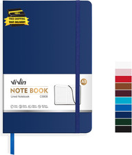 A5 Hardcover Lined Notebook,192 Pg College Ruled 5.5X8.3