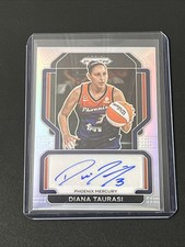 DIANA TAURASI SILVER AUTO 2022 PANINI PRIZM WNBA #SG-DTS AUTOGRAPH SP MERCURY