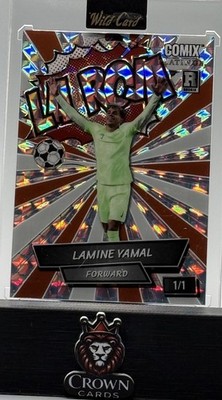 2024 Wild Card Comix Platinum La Roja Lamine Yamal 1/1 FC Barcelona RC Rookie
