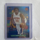 2025 Topps Finest Basketball Blue Refractor Jaden Ivey #144