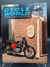 JUN 1964 CYCLE WORLD MAGAZINE Vintage Classic Bike Steve Mc Queen's Triumph 