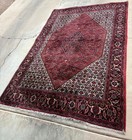 Genuine Hand-woven Kurdish Bidjar Rug 8'X  5.5'  Wool Hand-woven Oriental Carpet — photo 6