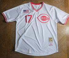 Chris Sabo #11 Cincinnati Reds 1990 WS Season Men Home Cooperstown XL  Jersey ⚾️