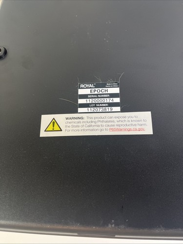 Royal Epoch manuelle tragbare schwarze Schreibmaschine mit Hartschalenkoffer getestet - Bild 15 von 15