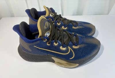Nike Air Zoom BB NXT Mens Basketball Shoes Size 7 Blue Metallic Gold CK5707-400