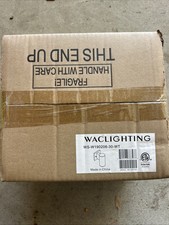 WAC Limited WS-W190208-30-WT 7" Tall LED Outdoor Wall Sconce white NEW 