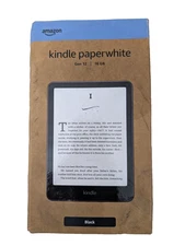 Amazon Kindle Paperwhite 12th Gen. WiFi 16GB eBook Reader - Black - NEW SEALED