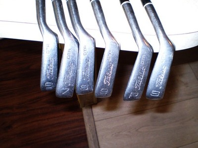 Titleist DTR Golf Club Irons 6,7,8,9,P & sw - R Steel Shafts USA
