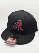 New Era Arizona Diamondbacks Black 59FIFTY Fitted Hat Sz 7