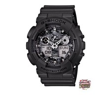 Casio G-Shock Camouflage Dial Series Watch GA-100CF-8AJF Gray