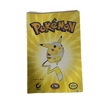 Pokémon Pathways to Adventure Jason R. Rich 1999 Vintage Book Pikachu