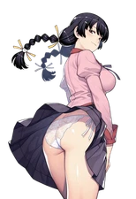 Hanekawa Tsubasa Bakemonogatari Vinyl Car Decal Sticker 7" Weatherproof