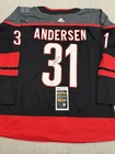 JSA COA FREDERIK ANDERSEN Signed Autographed Carolina Hurricanes Hockey Jersey